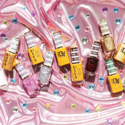 DND DIVA Swatch #01 - Mirrorball Collection 36 colors (#01 - #36) - TTT Nails Supply