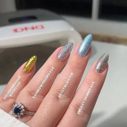 DND DIVA Swatch #01 - Mirrorball Collection 36 colors (#01 - #36) - TTT Nails Supply