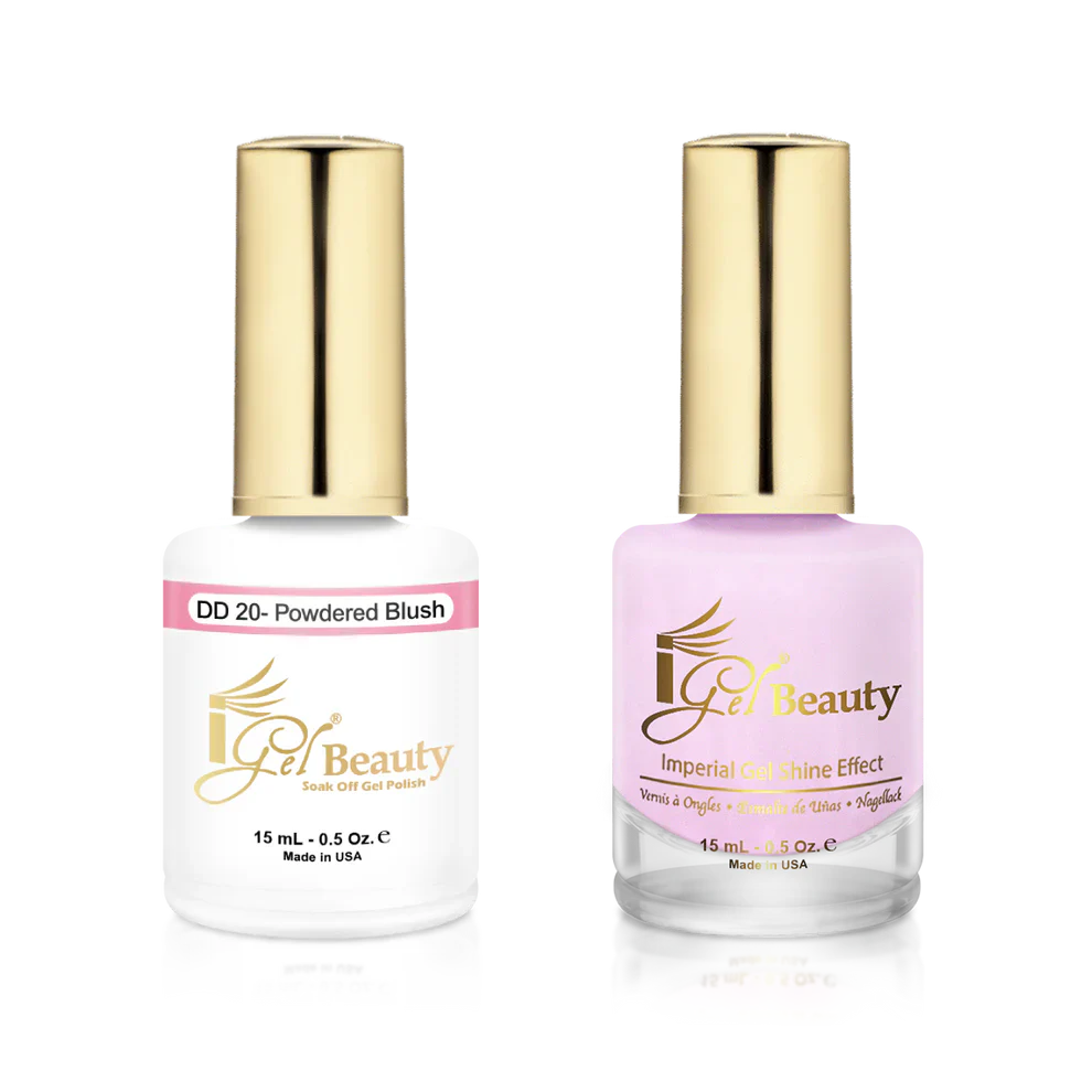 iGel Matching Duo Gel Polish 0.5oz - #020 Powdered Blush