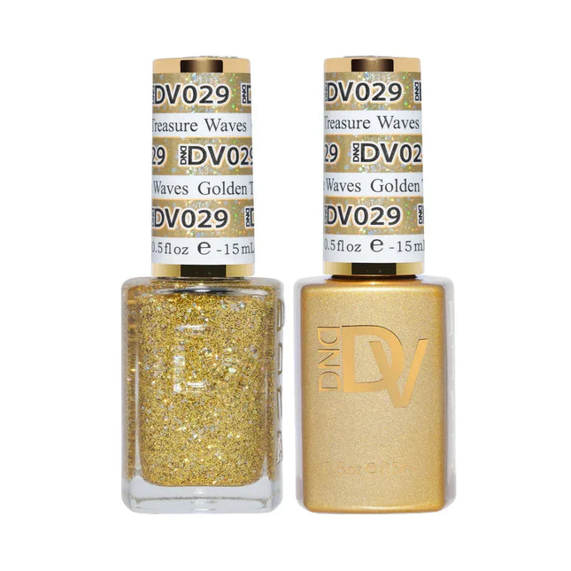 DND DIVA Duo Matching Color - #029 Golden Treasure Waves - TTT Nails Supply