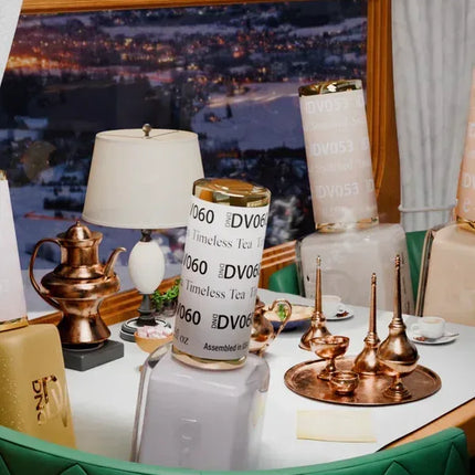 DND DIVA Swatch #02 - Frosted Chai Collection 36 colors (#37 - #72) - TTT Nails Supply