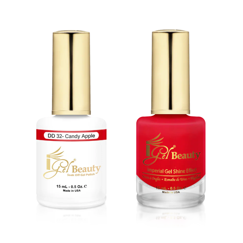 iGel Matching Duo Gel Polish 0.5oz - #032 Candy Apple