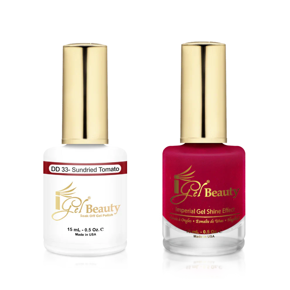 iGel Matching Duo Gel Polish 0.5oz - #033 Sundried Tomato