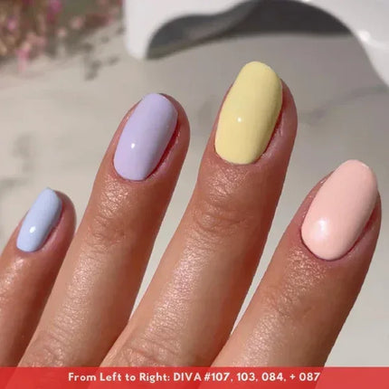 DND DIVA Swatch #03 - Coquette Collection 36 colors (#73 - #109) - TTT Nails Supply