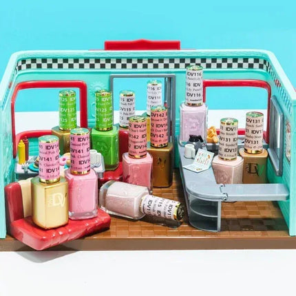 DND DIVA Swatch #04 - Soda Poppin' Collection 36 colors (#110 - #145) - TTT Nails Supply