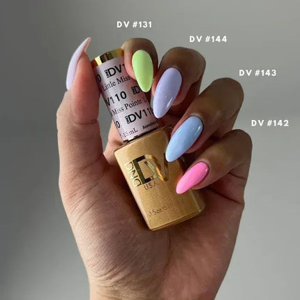 DND DIVA Swatch #04 - Soda Poppin' Collection 36 colors (#110 - #145) - TTT Nails Supply