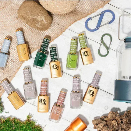 DND DIVA Swatch #08 - Happy Trails Collection 36 colors (#255 - #290) - TTT Nails Supply