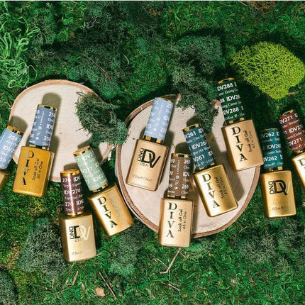 DND DIVA Swatch #08 - Happy Trails Collection 36 colors (#255 - #290) - TTT Nails Supply