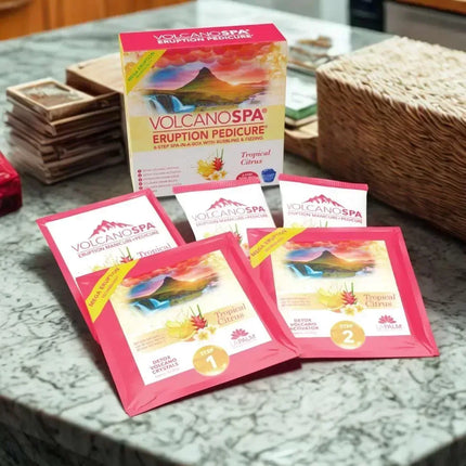 La Palm Volcano Spa Pedicure 6-Step - Tropical Citrus (Case 36pcs) - TTT Nails Supply