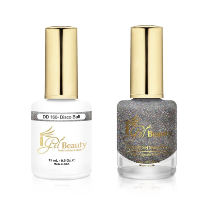 iGel Matching Duo Gel Polish 0.5oz - #160 Disco Ball - TTT Nails Supply