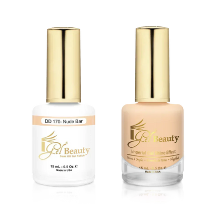 iGel Matching Duo Gel Polish 0.5oz - #170 Nude Bar - TTT Nails Supply