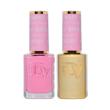 DND DIVA Duo Matching Color - #187 Princesa Rosa - TTT Nails Supply