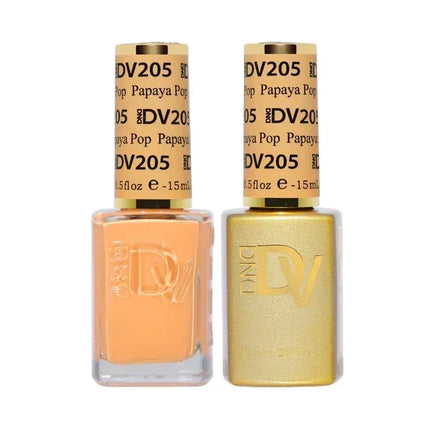 DND DIVA Duo Matching Color - #205 Papaya Pop - TTT Nails Supply