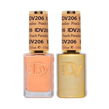DND DIVA Duo Matching Color - #206 Peach Paradise - TTT Nails Supply