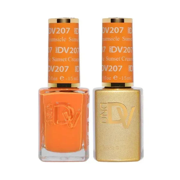 DND DIVA Duo Matching Color - #207 Sunset Creamsicle - TTT Nails Supply