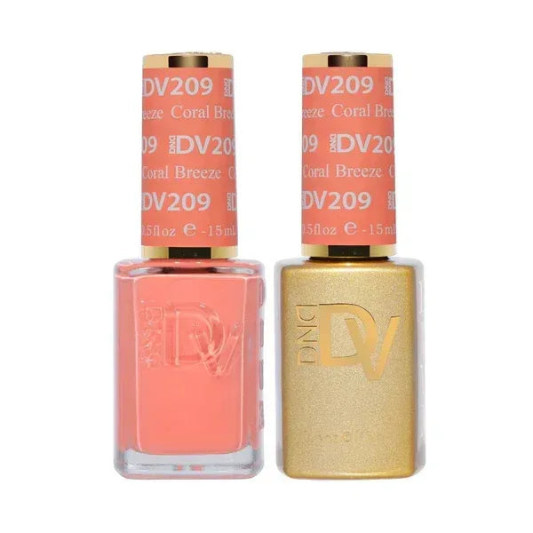 DND DIVA Duo Matching Color - #209 Coral Breeze - TTT Nails Supply