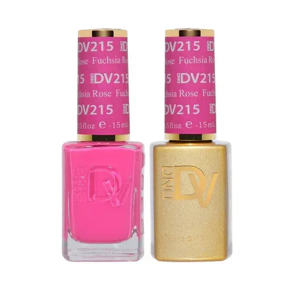 DND DIVA Duo Matching Color - #215 Fuchsia Rose - TTT Nails Supply