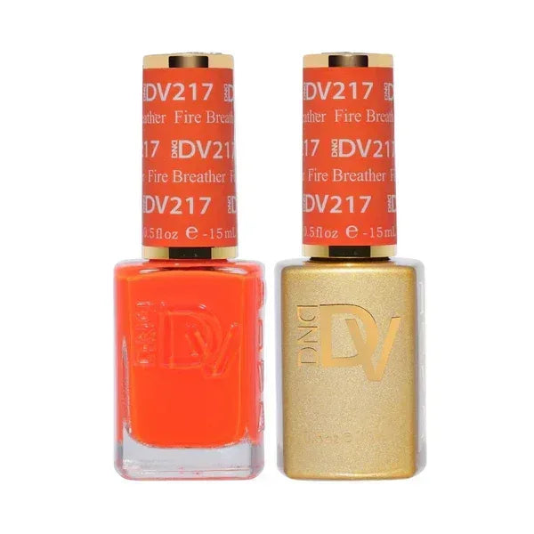 DND DIVA Duo Matching Color - #217 Fire Breather - TTT Nails Supply