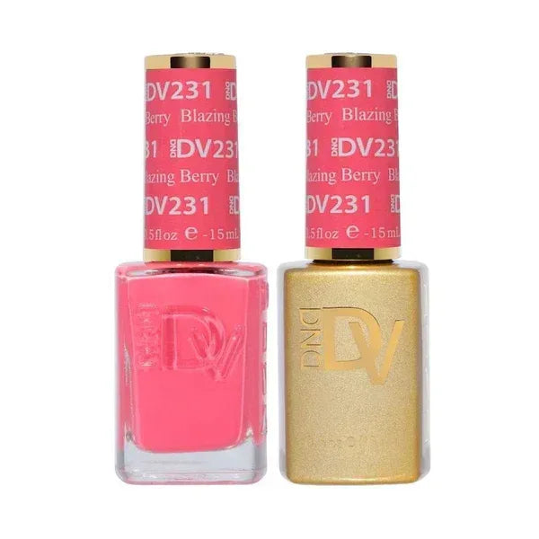 DND DIVA Duo Matching Color - #231 Blazing Berry - TTT Nails Supply