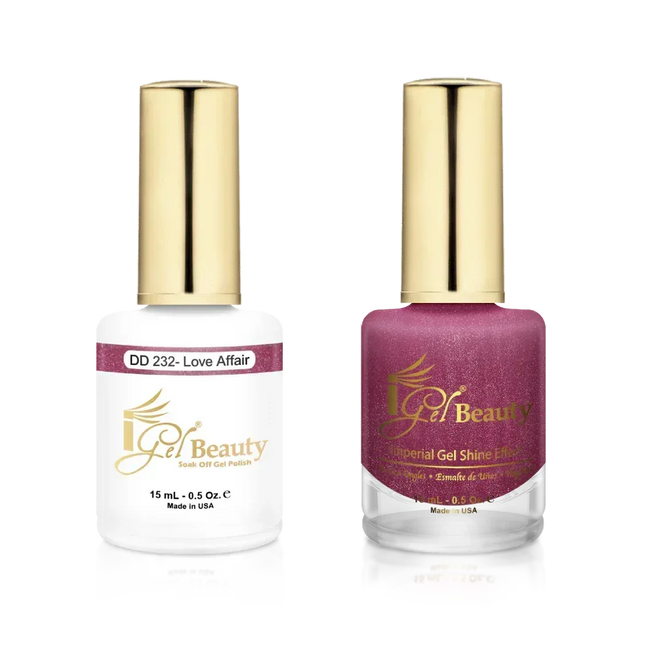 iGel Matching Duo Gel Polish 0.5oz - #232 Love Affair - TTT Nails Supply