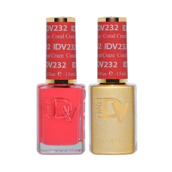 DND DIVA Duo Matching Color - #232 Coral Craze - TTT Nails Supply