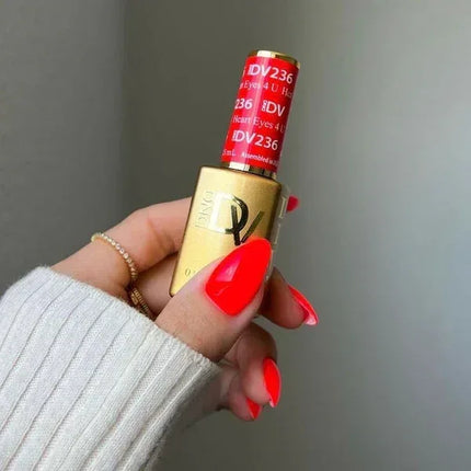 DND DIVA Duo Matching Color - #236 Heart Eyes 4 U - TTT Nails Supply