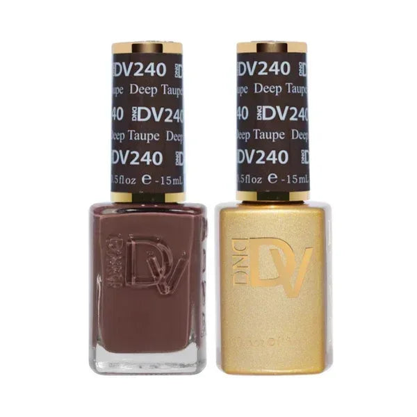 DND DIVA Duo Matching Color - #240 Deep Taupe - TTT Nails Supply