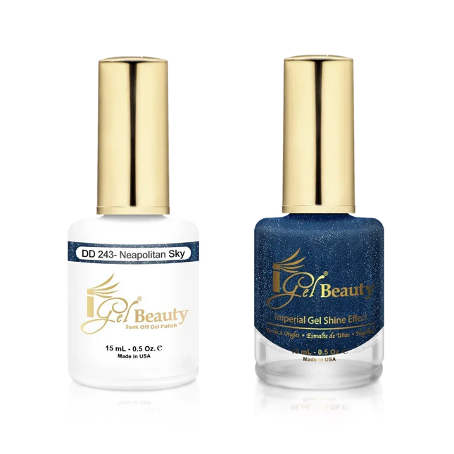 iGel Matching Duo Gel Polish 0.5oz - #243 Neapolitan Sky - TTT Nails Supply