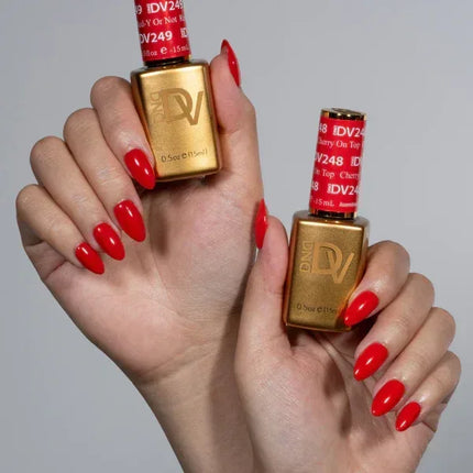 DND DIVA Duo Matching Color - #248 Cherry On Top - TTT Nails Supply