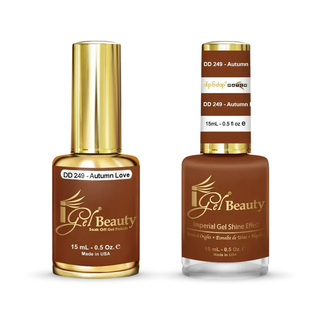 iGel Matching Duo Gel Polish 0.5oz - #249 Autumn Love - TTT Nails Supply