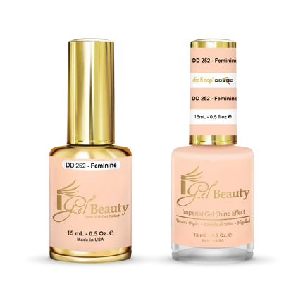 iGel Matching Duo Gel Polish 0.5oz - #252 Feminine - TTT Nails Supply