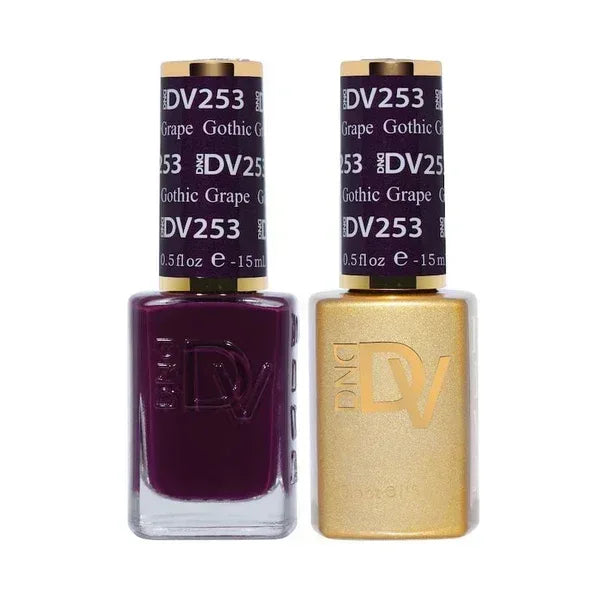 DND DIVA Duo Matching Color - #253 Gothic Grape - TTT Nails Supply