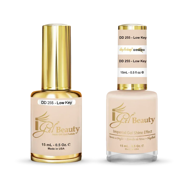 iGel Matching Duo Gel Polish 0.5oz - #255 Low Key - TTT Nails Supply