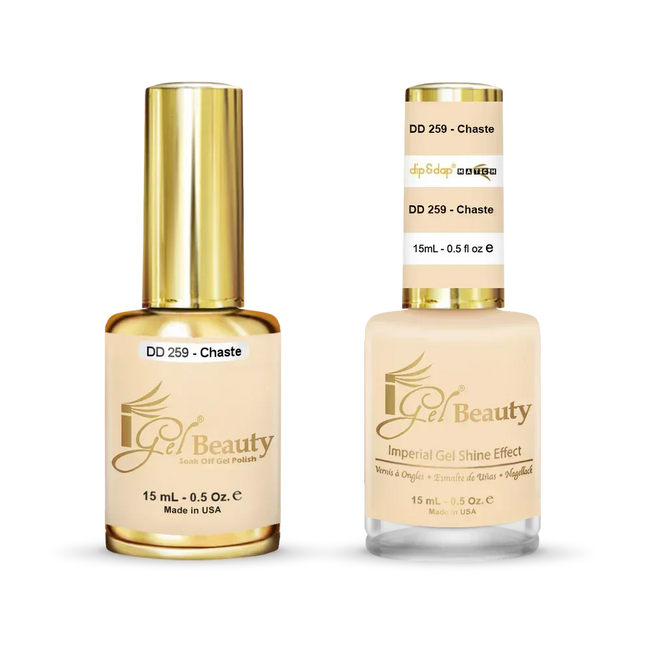 iGel Matching Duo Gel Polish 0.5oz - #259 Chaste - TTT Nails Supply