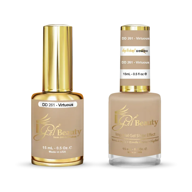 iGel Matching Duo Gel Polish 0.5oz - #261 Virtuous - TTT Nails Supply