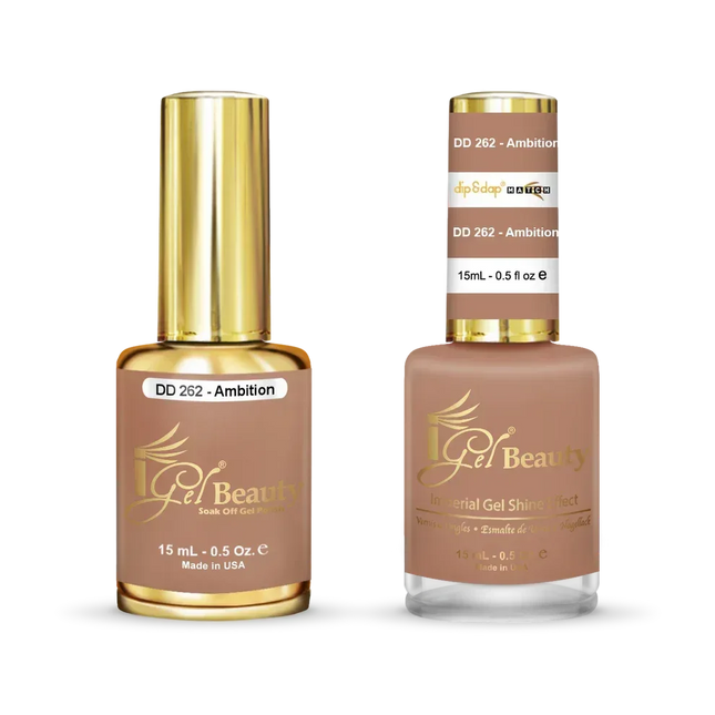 iGel Matching Duo Gel Polish 0.5oz - #262 Ambition - TTT Nails Supply