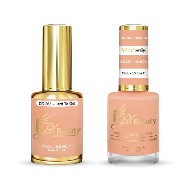 iGel Matching Duo Gel Polish 0.5oz - #263 Hard To Get - TTT Nails Supply