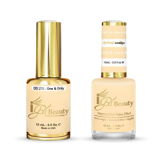 iGel Matching Duo Gel Polish 0.5oz - #270 One & Only - TTT Nails Supply