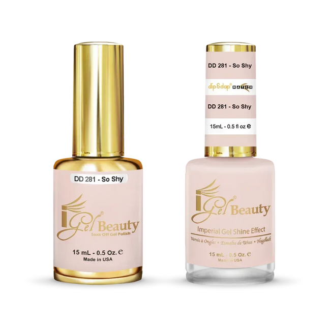 iGel Matching Duo Gel Polish 0.5oz - #281 So Shy - TTT Nails Supply
