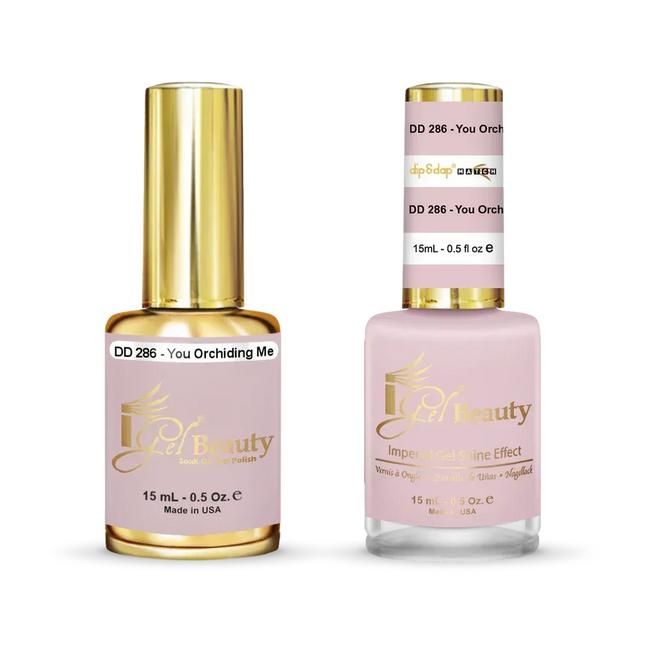 iGel Matching Duo Gel Polish 0.5oz - #286 You Orchiding Me - TTT Nails Supply