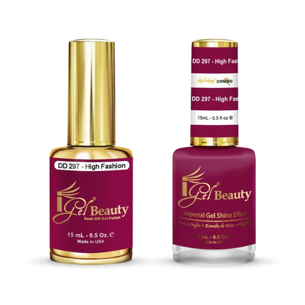 iGel Matching Duo Gel Polish 0.5oz - #297 High Fashion - TTT Nails Supply