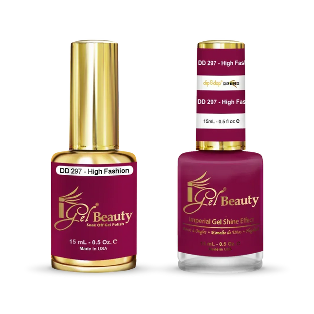 iGel Matching Duo Gel Polish 0.5oz - #297 High Fashion - TTT Nails Supply