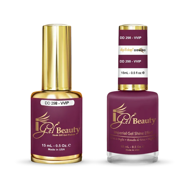 iGel Matching Duo Gel Polish 0.5oz - #298 VVIP - TTT Nails Supply