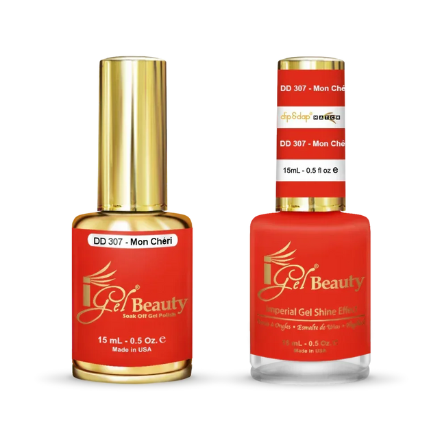 iGel Matching Duo Gel Polish 0.5oz - #307 Mon Chéri - TTT Nails Supply