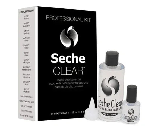 Seche Vite Clear Base Professional Refill Kit - 4oz & 0.5oz - TTT Nails Supply