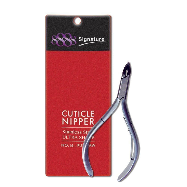 8888 STAINLESS STEEL CUTICLE NIPPER - SQUARE HEAD #16 (FULL JAW) - TTT Nails Supply