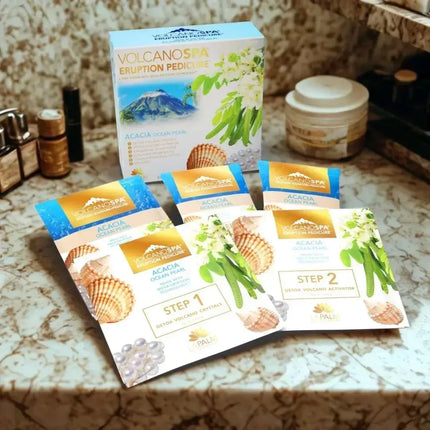 La Palm Volcano Spa Pedicure 6-Step - Ocean Pearl: Acacia (Case 36pcs) - TTT Nails Supply
