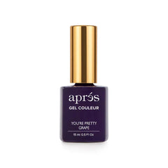Apres gel color - #201 You're Pretty Grape | Professional Gel Color 0.5oz (15ml) - TTT Nails Supply