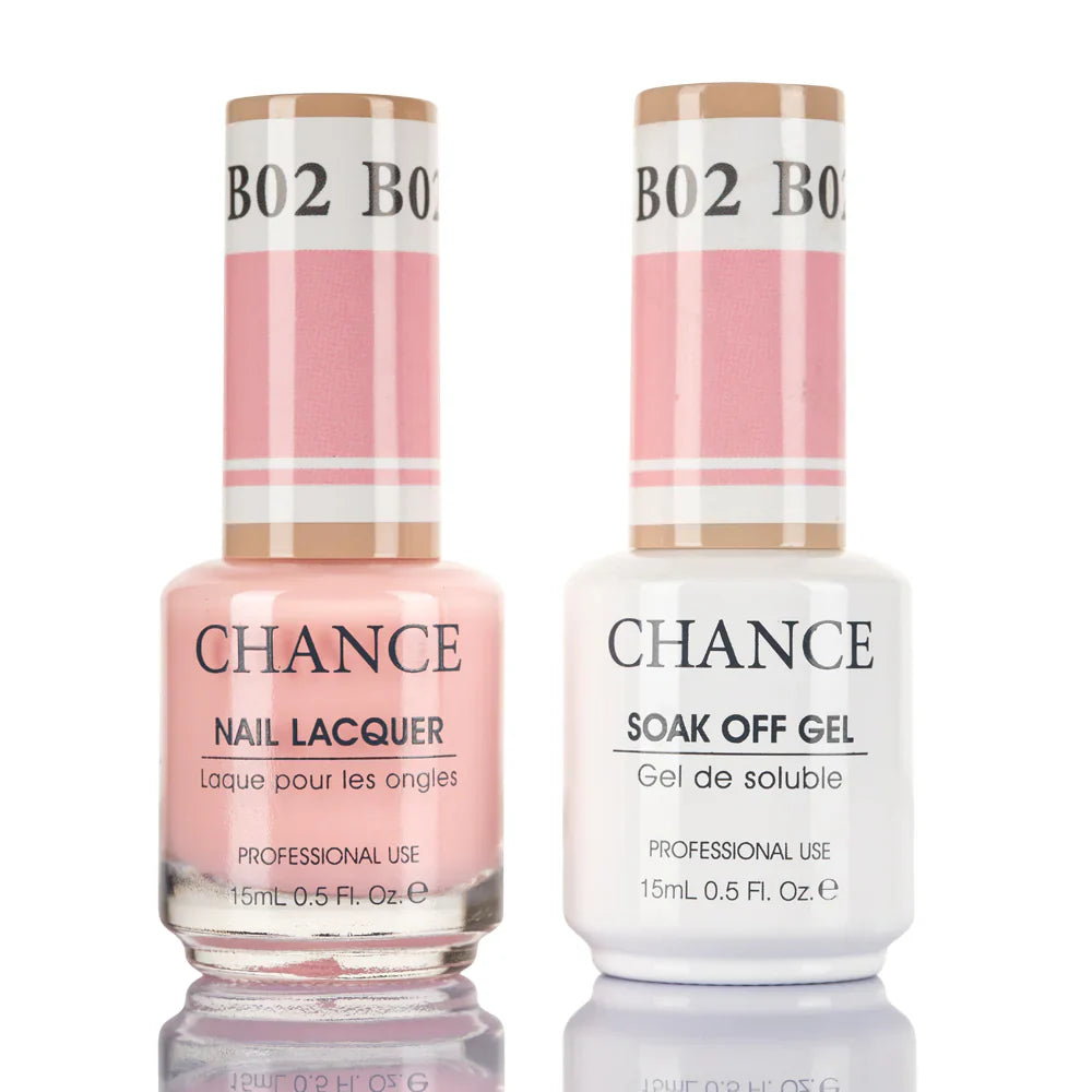 Cre8tion CHANCE Matching Duo Gel Polish 0.5oz - Bare Collection - B02