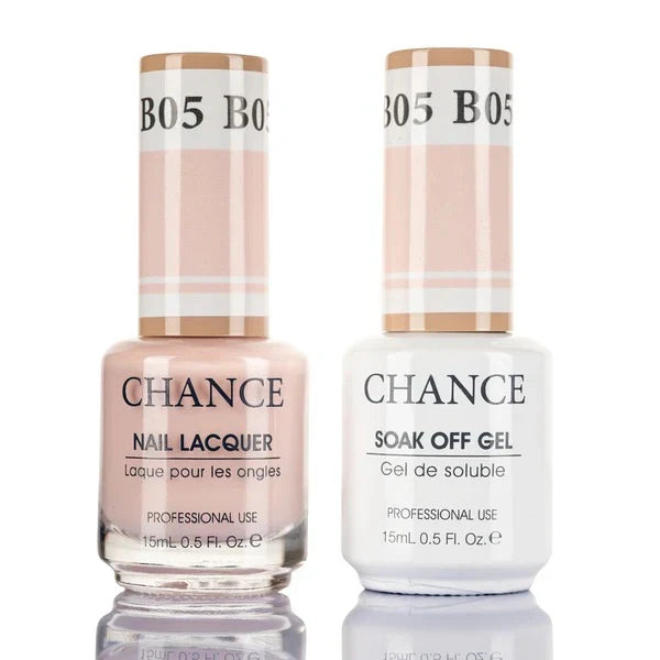Cre8tion CHANCE Matching Duo Gel Polish 0.5oz - Bare Collection - B05